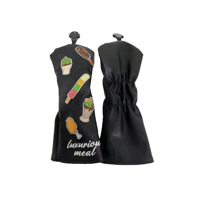 Gamola Golf Black Ice Cream PU Leather Hybrid Novelty Headcover