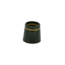 Black with Coloured Ring Iron Ferrules .370'' (12 Pack)