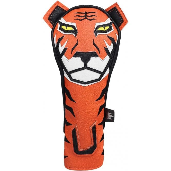 Gamola Golf Orange Tiger PU Leather Novelty Hybrid Headcover