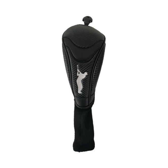 Gamola Golf Premium Leatherette Black Fairway Headcover with Sock