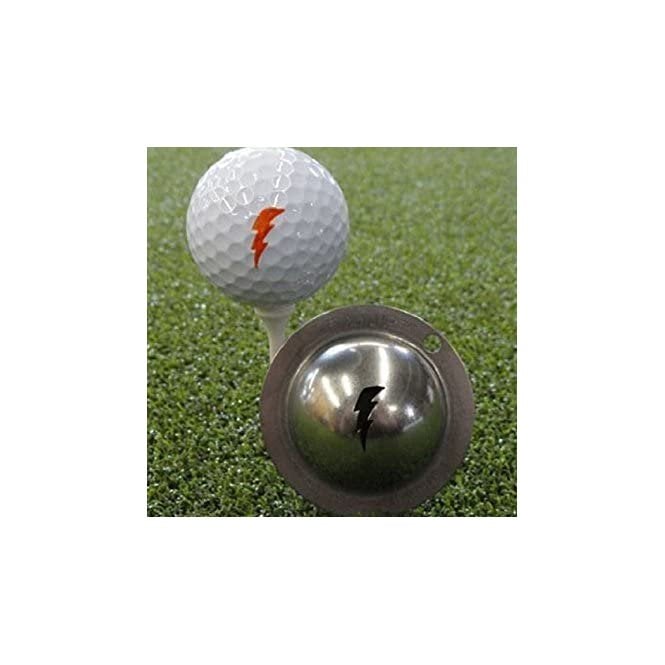 Gamola Golf Tin Cup alingment stencil - Bolt
