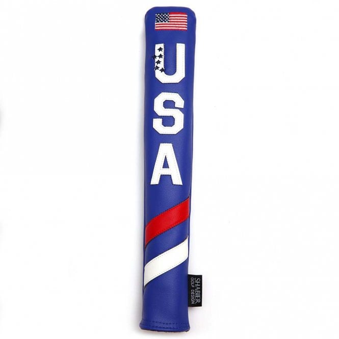 Gamola Golf USA Flag PU Leather Golf Alignment Stick Headcover