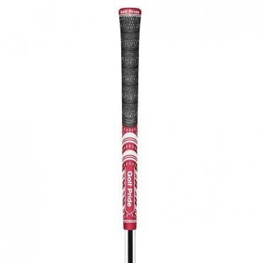 Golf Pride Multicompound Teams Midsize Grip .60 Dk Red/White