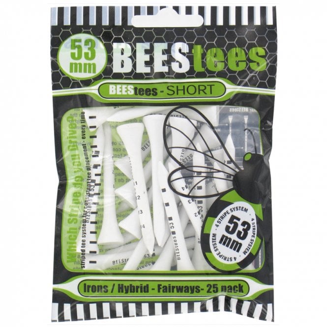 Golfers Club Collection  BEES TEES 53MM  WOOD SMALL PACK