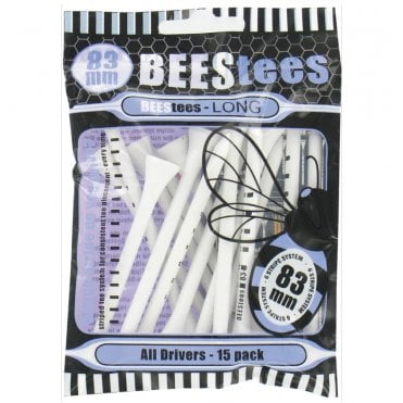 GOLFERS CLUB COLLECTION BEES TEES 83MM  WOOD SMALL PACK