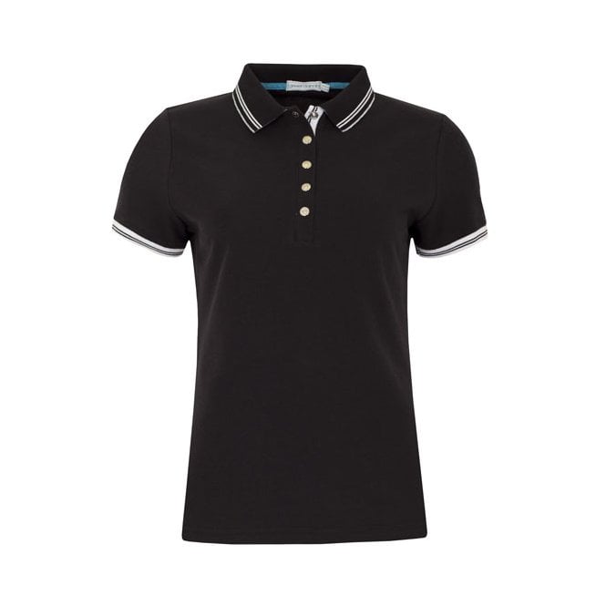 Green Lamb  CLAUDINE CLUB POLO - BLACK