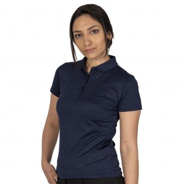 ISLAND GREEN - LADIES POLOSHIRT  NAVY