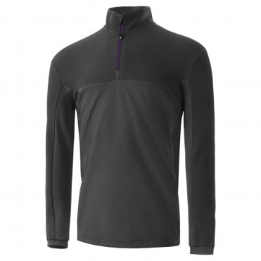ISLAND GREEN Panelled Top Layer - Charcoal/Navy