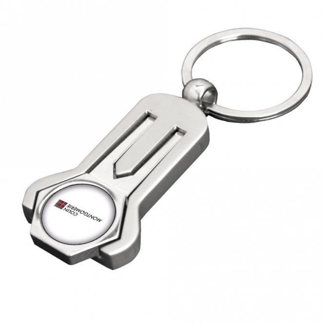 JS International Colin Montgomerie Pitchfork Keyring