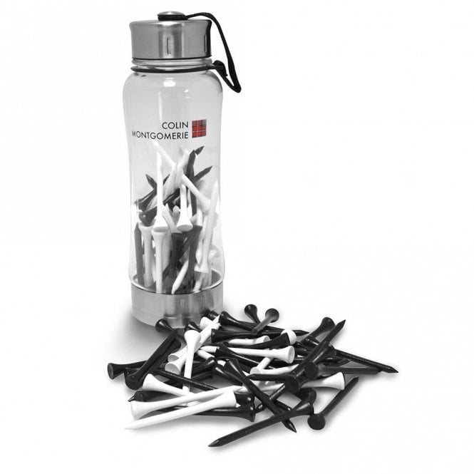 JS International Colin Montgomerie Water bottle & Tees Set