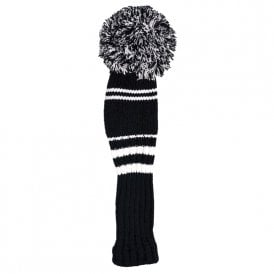 Pom Pom Headcover - Black/White - Fairway Wood