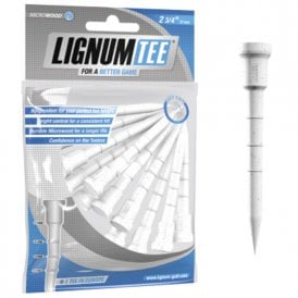 Lignum Tee 2 3/4 Pack 12 White