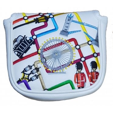 London UK White Mallet Putter Cover - England