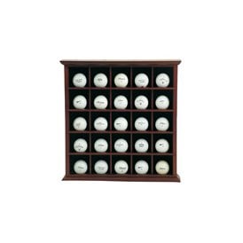 25 Golf Ball Wooden Cabinet