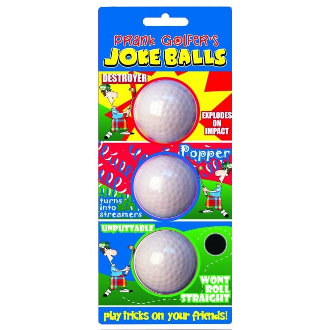 Longridge  Prank Golfers Joke Balls - 3Pk