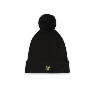 Lyle & Scott Golf Bobble Hat - Jet Black