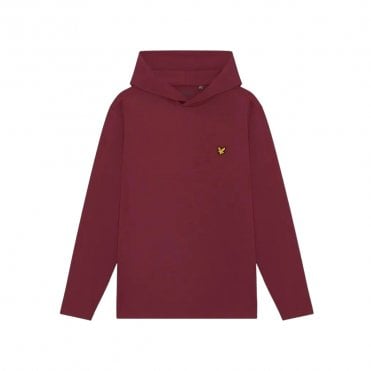 Lyle & Scott Golf Core Midlayer Hoodie - Plum