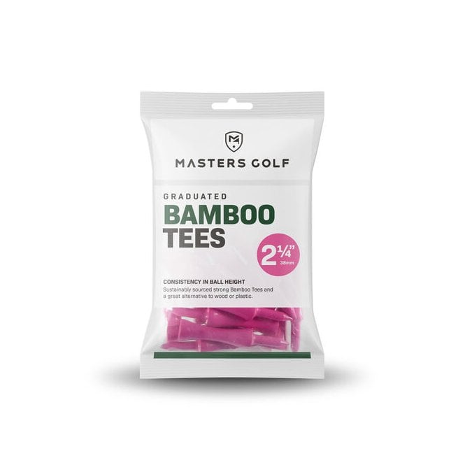 Masters Bamboo Graduated Tees 2 1/4 Bag 20 Pink