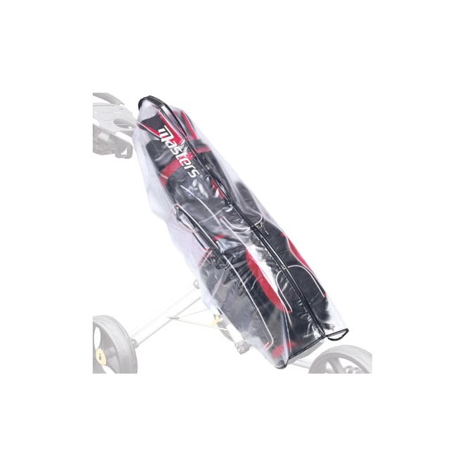 Masters  Clear Rain Cape With Zip Black