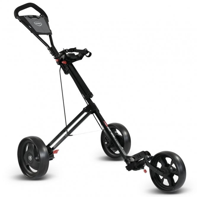 Masters  Junior 5 Series 3 Wheel Push Trolley Black