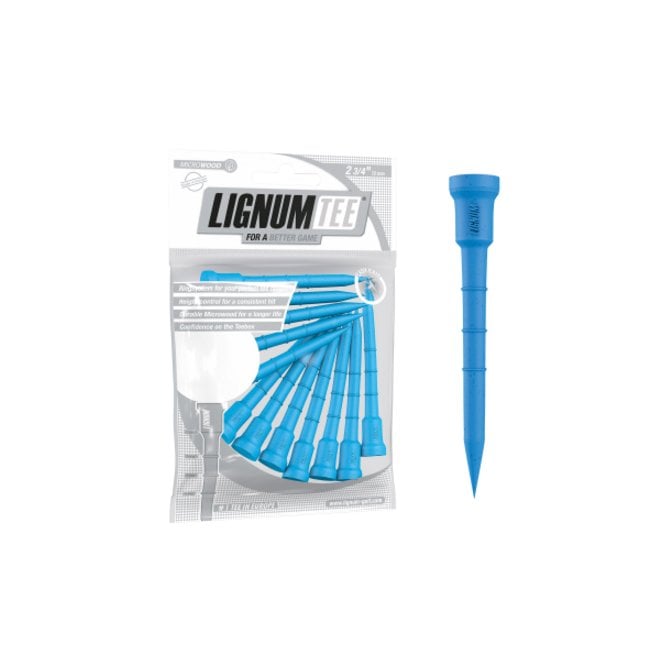 Masters Lignum 2 3/4in Pack 16 Golf Tees - Driving Blue