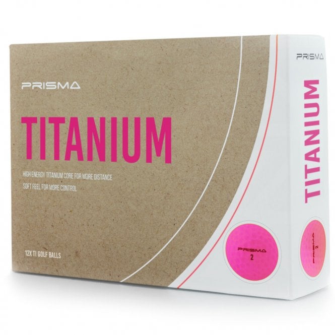 Masters Prisma Titanium Ball Box 12 - Pink