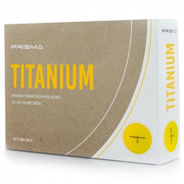 Prisma Titanium Ball Box 12 - Yellow