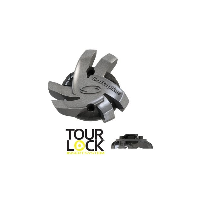 Masters SoftSPikes Silver Tornado Tour Lock Cleats