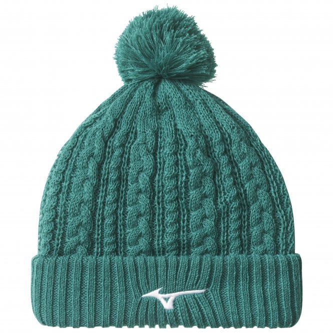 Mizuno  Miz Knit Bobble Dark Green - NS