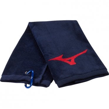 Mizuno RB Trifold Towel Towel Navy/Red