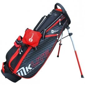 MK Lite Junior Stand Golf bag Red 53in - 135cm