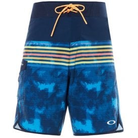 Oakley 19 INCHES STRIPED BOARDSHORT - FATHOM