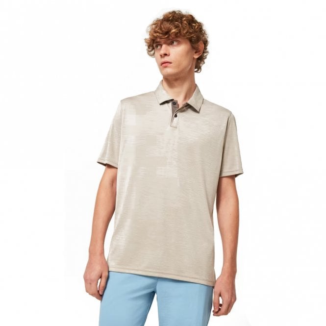 Oakley  AERO HYDROLIX Polo Shirt - ARCTIC WHITE HTHR