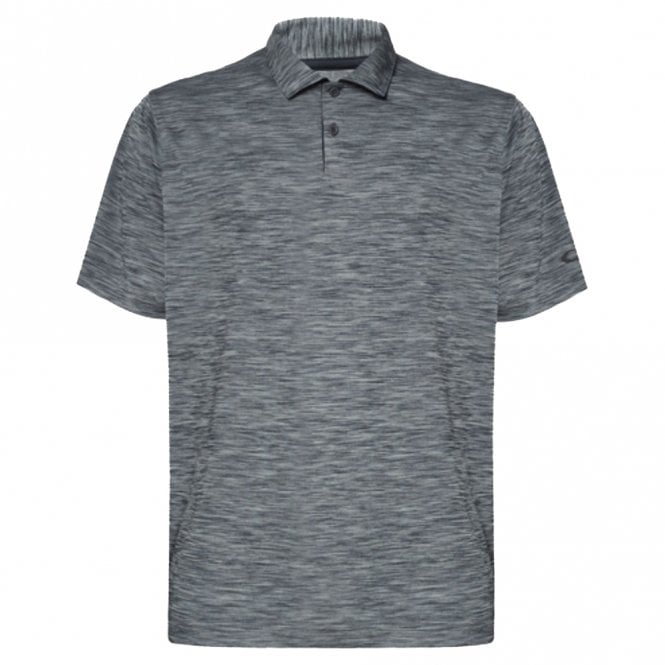 Oakley  AERO HYDROLIX POLO SHIRT BLACKOUT HTHR