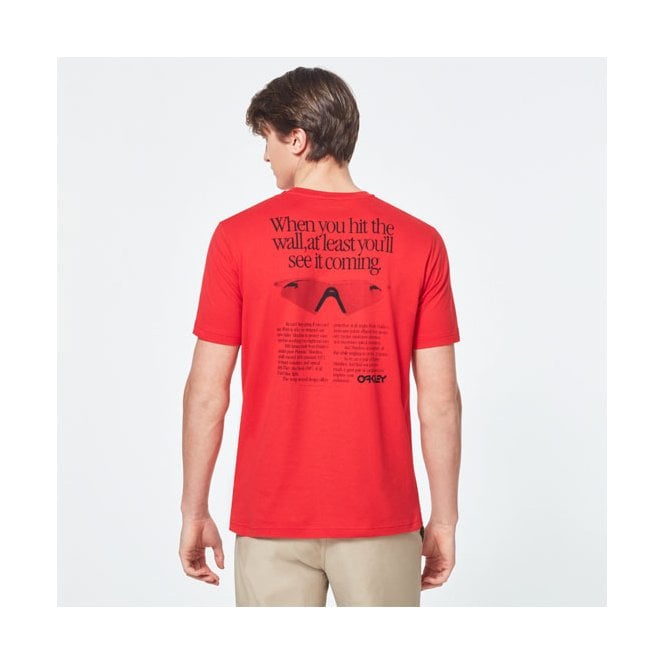 Oakley  Back Ad Heitage Tee - Red