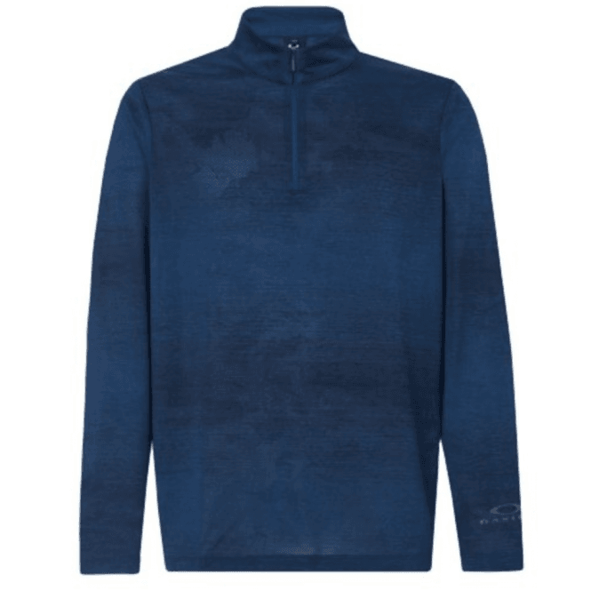Oakley  Contender Half Zip SWEATSHIRT POSEIDON DK HTHR