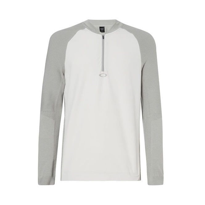 Oakley  ENGINEERED 1/4 ZIP SWEATER - Light Grey