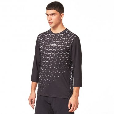 Oakley FLOW 3/4 JERSEY Cycling - Blackout