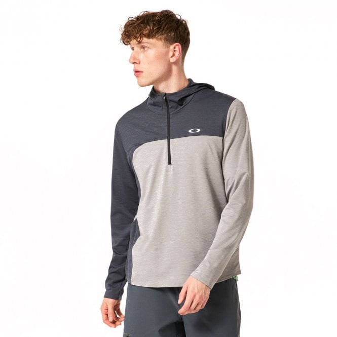 Oakley  GRAVITY RANGE Hoodie - STEEL GREY HTHR