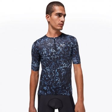 OAKLEY NEW ENDURANCE JERSEY BLACK ELECTRIC SHOCK