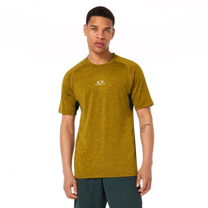 Oakley  O FIT RC SS TEE - GREEN/YELLOW HTHR