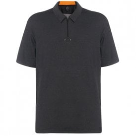 Oakley PERF ELLIPSE GOLF POLO SS - Jet Black Heather