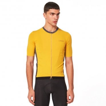 Oakley POINT TO POINT JERSEY Cycling - Amber Yellow