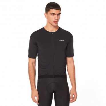 Oakley POINT TO POINT JERSEY Cycling - Blackout