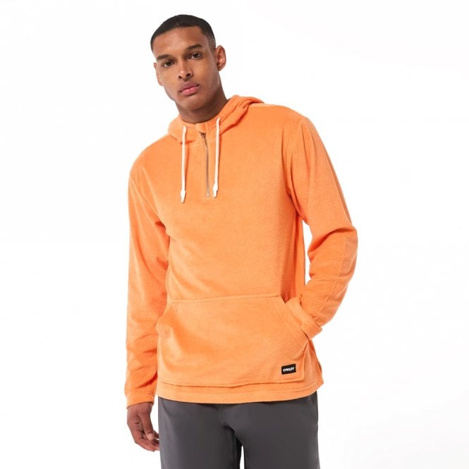 Oakley  Surf Dawny 1/4 Zip Hoodie Soft Orange