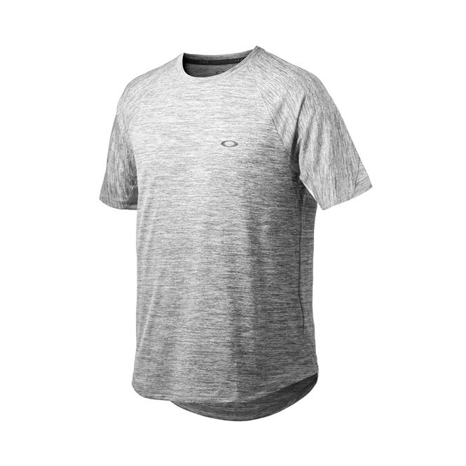 Oakley  TECH KNIT SS TOP - Heather Light Grey