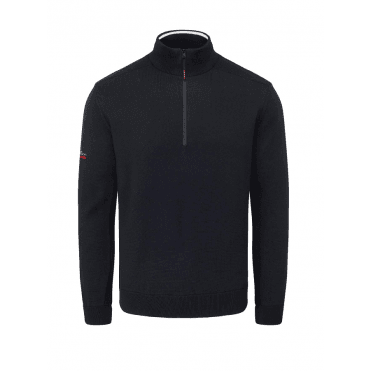 Oscar Jacobson Rumsey Sweater - Black