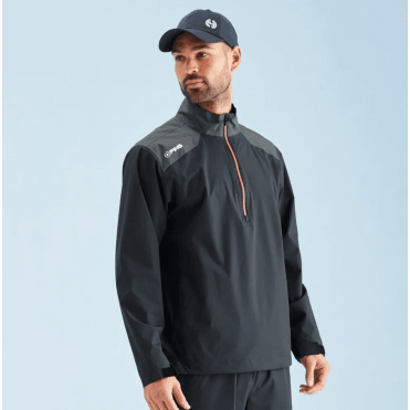 Ping AquaDrive Half-Zip Jacket - Black/Asphalt