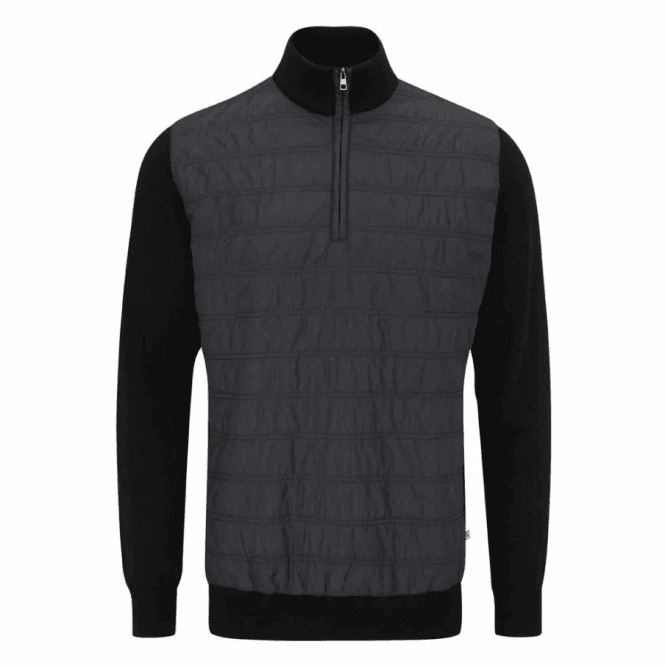 Ping  Connell Hybrid 1/4 Zip - Black