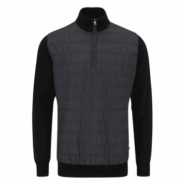 Ping Connell Hybrid 1/4 Zip - Black